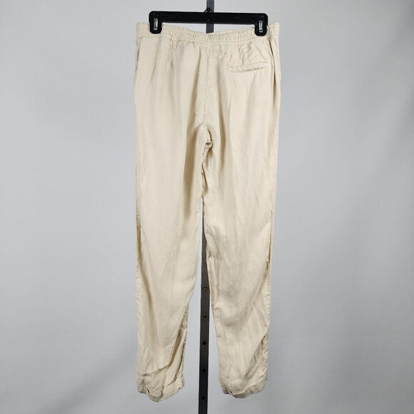 Massimo Dutti Beige Herringbone Knit Pants Size 6 - Picture 6 of 9